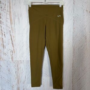 TLF Active Leggings in Olive Green